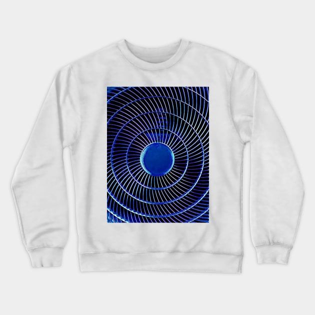 Blue Vortex Crewneck Sweatshirt by Tovers